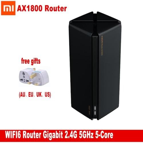 New Xiaomi Router AX3000 Wifi 6 Mesh 3000Mbps 5 Core Gigabit 2.4G 5.0G Dual-Band Router Wifi Repeater 4 High Gain Antennas PPPOE