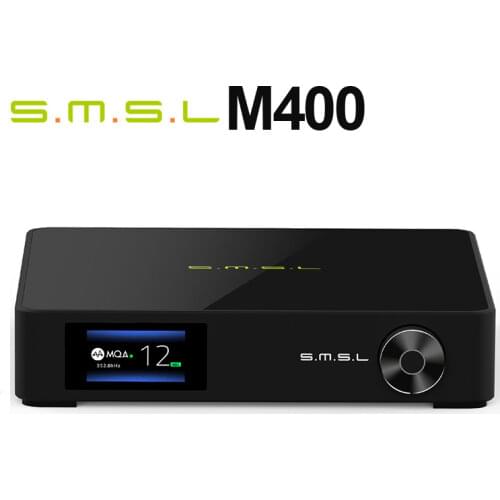 SMSL M400 MQA DAC AK4499 Full Balanced aptX-HD Bluetooth5.0 DSD512 32Bit/768kHz USB XMOS XU216 Decoder