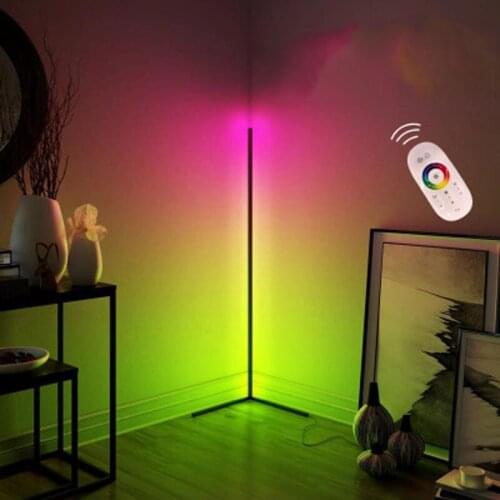 Minimalism LED Corner Floor Lamp Colorful Living Room Decoration Floor light Bedroom Bedside Standing Lamp Indoor Lighting