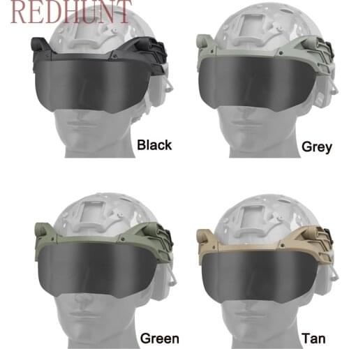 Tactical Fast Helmet Flip Goggles High Quality Airsoft Anti-Fog Goggles for Windproof Paintball Shooting Protective Mask