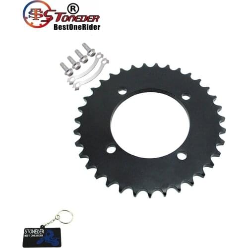 STONEDER 428 76mm 35T Rear Sprocket For CRF50 SSR IMR Thumpstar Apollo Kayo DHZ GPX Lifan YX Chinese 50cc - 190cc Pit Dirt Bike