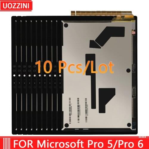 10Pcs Original Lcd For Microsoft Surface Pro 5 1796 LCD Display Touch Digitizer Assembly LP123WQ1 For Microsoft Surface Pro5 Lcd
