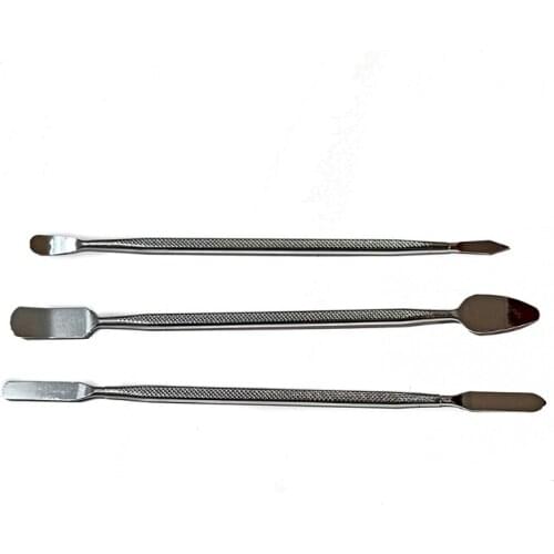 3pcs Metal Spudger Dual Ends Repair Set Opening Metal Pry Tool Kit for Mobile Electronics Tablets Laptop Game Machine