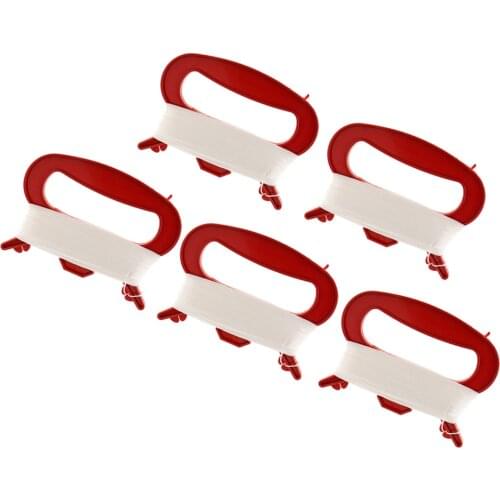5pcs/set Kite Handle with Line String - 328ft Durable String for Flying Kite/Camping/Fishing Line - Red