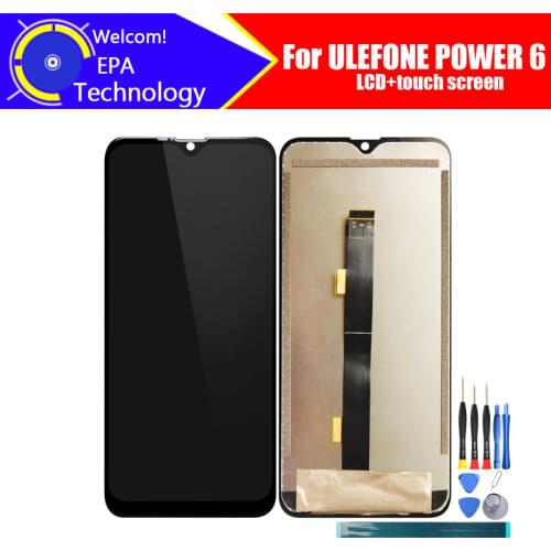 6.3 inch ULEFONE POWER 6 LCD Display+Touch Screen Digitizer Assembly 100% Original New LCD+Touch Digitizer for POWER 6+Tools