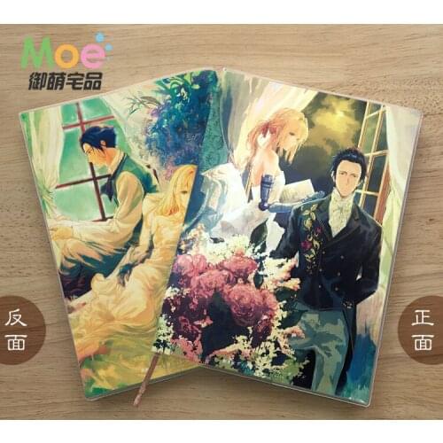 Anime Violet Evergarden Figure Student Writing Paper Notebook Delicate Eye Protection Notepad Diary Memo Gift