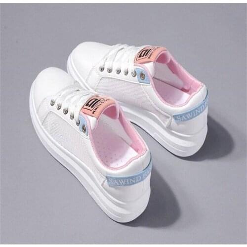 White Shoes Women Casual Light Shoes Fashion Sports Shoes Women Low-top Net Shoes Ladies New High-quality Breathable Shoes