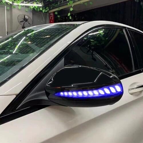 Dynamic Scroll LED Turn Signal Light For Mercedes Benz W205 W213 W222 GLC C E S B V GLA GLS GLB Class Rearview Mirror Indicator