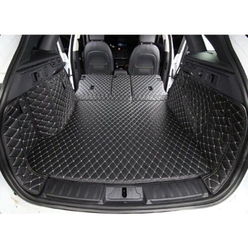 For jaguar F-pace leather car trunk mat cargo liner 2016 2017 2018 2019 2020 rug carpet accessories