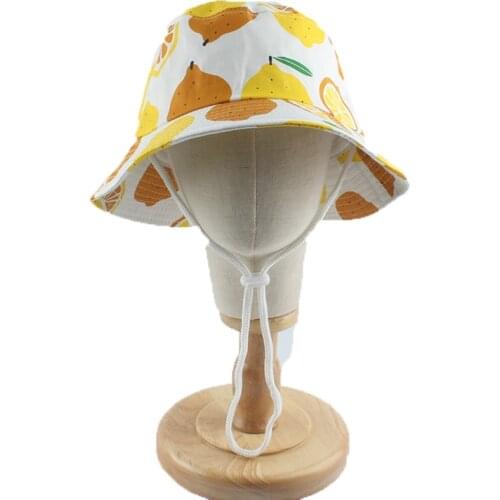 UV Protection Summer Baby Sun Hat Boys Girls Windproof Cap Panama Unisex Kids Bucket Hat Children Cartoon Infant Cap