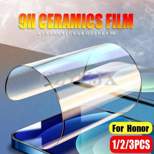 HD Soft Ceramic Film For Huawei Honor 9A 9C 9X 8A 8C 8S 8X Play 3 4 Screen Protectors Honor 10i 20i 20S 20 Lite V20 V30 No Glass