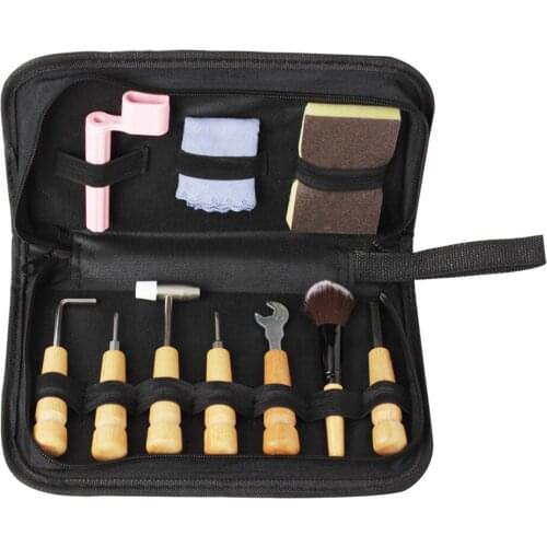 Professional Guitar Care Tool Kit Repair Maintenance Tech Kit Set for Acoustic Electric Bass Guitar Tools Kit