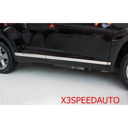 Side Door Molding Trim For Toyota Highlander 2014 2015 2016 High Quality Chromed 6PCS