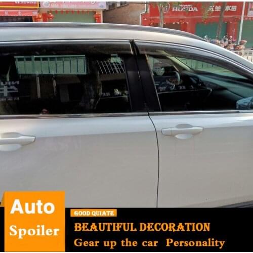 For Fit Honda CRV 2017-2019 Window Visor Plastic Vent Shades Sun Rain Deflector Guard For CR-V 2018 Door Visor 4PCS/SET