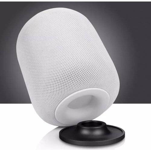 Speaker Holder Stand Non-slip Anti-scratch Silicone Smart Speaker Base Pad Circle Round Support Holder for Apple HomePod