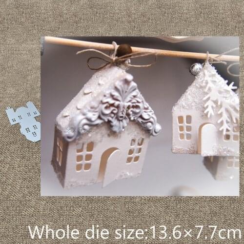 New Design Craft Metal Cutting Dies 3D fold house box decoration scrapbook die cuts Album Paper Card Craft Embossing die cuts