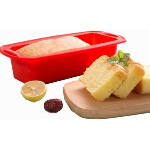 Silicone Bread Pan Mold Toast Bread Mold Cake Tray Long Square Cake Mould Bakeware Non-stick Baking Tools Cake Mold Loaf Pans