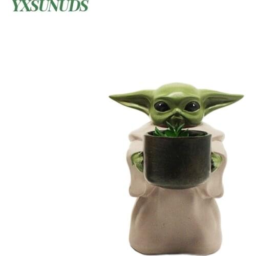 Resin YD Portrait Flower Pot Art Human Face Flower Pot Office Home Decoration Ornaments Succulents Planter Head Shape Plant Pot