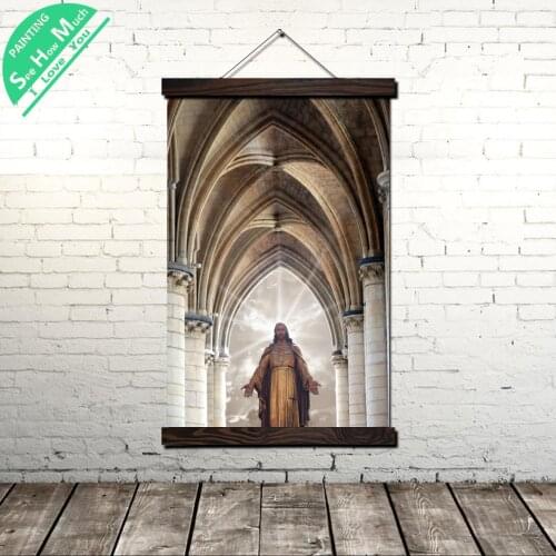 Jesus Church Christianity Modern Wall Art Print Pop Art Print Picture And Poster Hanging Scroll Canvas Painting Frame Home Decor