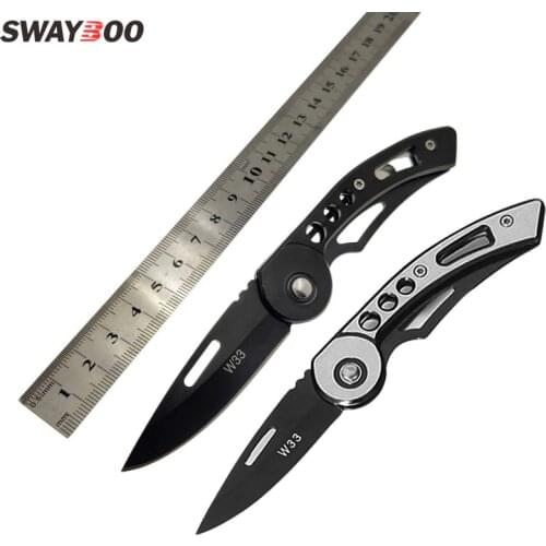 Swayboo FD-W33 Stainess Steel Blade Outdoor Camping Fruit Knife EDC MINI Pocket Folding Knife Peeler