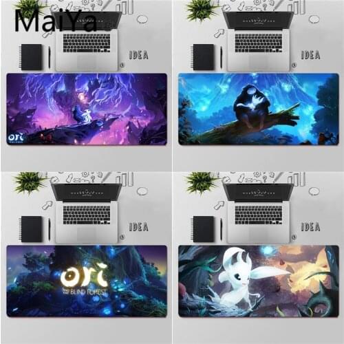 Maiya Top Quality Ori and the Blind Forest Locking Edge Mouse Pad Game Free Shipping Large Mouse Pad Keyboards Mat