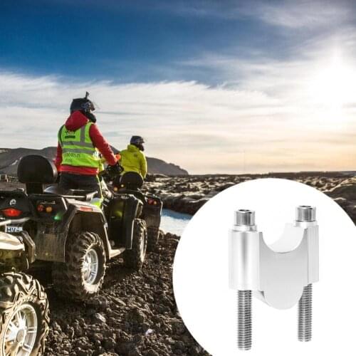 55% Hot Sales 2Pcs CNC Universal Aluminum Alloy Motorcycle Handlebar Riser Clamp Kit for ATV