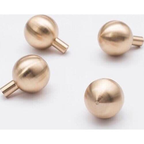 4x Light Luxury Pure Brass Cabinet Knobs and Handles Minimalist Design Round Wardrobe Door Handle Kitchen Funiture drawer Pulls