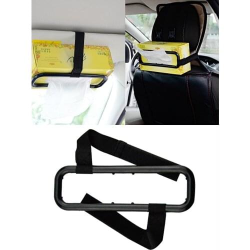Car Sun Visor Tissue Box Holder Paper Napkin Seats Back Bracket Car Tissue Holder Car Interior General Car Accessories