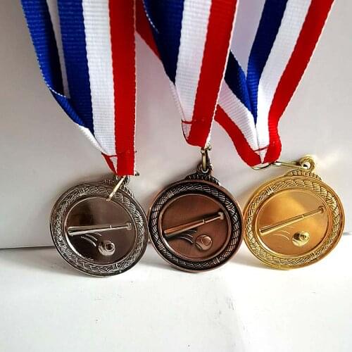 Baseball Medals Gold Color and Silver Color and Branze Color With Ribbon=5.0CM