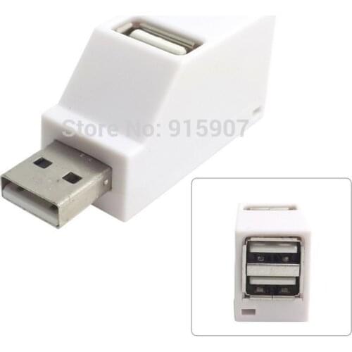 CYSM White Color Vertical Type USB 2.0 3 Ports Hub Bus Power for Mouse & Flash Disk & Laptop Notebook PC