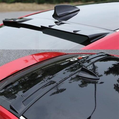 FOR Roof Spoiler Accessories Mazda 6 Sedan Car Rear Window Wing Tail Fin ABS Material MC Color Spoiler Mazda6 2014-2020