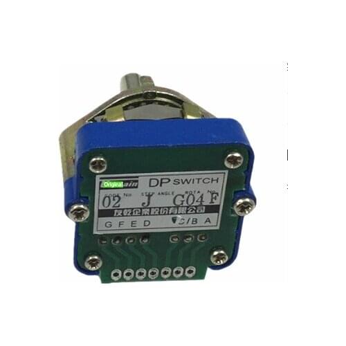 DP-02J Rotary Band Switch Digital Encoding Shaft Selecting Rate Switch Spot Photo, 1-Year Warranty