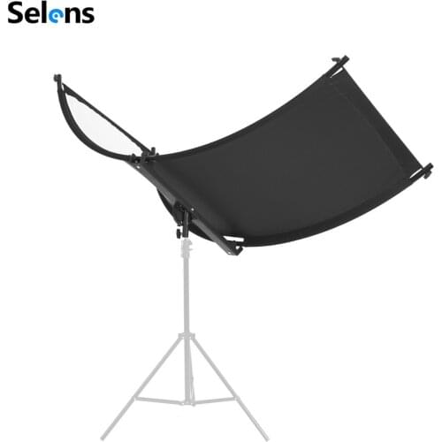 Selens Curved Light Studio Reflector for Portrait Headshot Photography 60x180cm for Photography Accessories