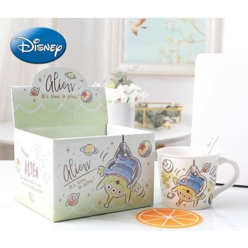 Disney Mickey Minnie Cup Mug Ceramic Student Home Water Cup Milk Coffee Cup Donald Duck Redhead Princess Coffee Mug