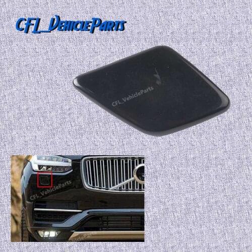 Front Right Bumper Headlight Washer Nozzle Cover Cap Unpainted 39875254 30678958 For Volvo XC90 2007 2008 2009 2010 2011 2014