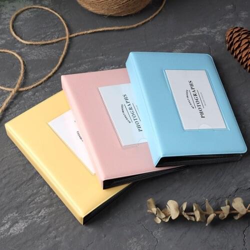 64Pockets Mini Instant Polaroid Photo Album Picture Case for Fujifilm Instax Mini Film 7s 8 25 50s 90 instax mini Polaroid album