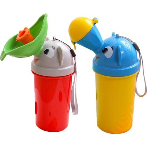 Portable Convenient Travel Cute Baby Urinal Kids Potty Girl Boy Car Toilet Potties Vehicular Urinal Traveling Urination
