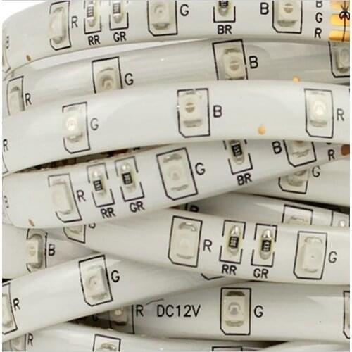 2835 SMD LED Lamp Strip light DC 12V 60LEDs/M Waterproof Indoor Home Holiday Decorative Tape RGB White Warm White Green Blue Red