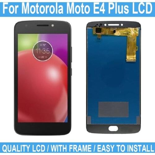5.0" New LCD For Motorola Moto E4 Plus XT1770 XT1773 XT1771 XT1772 XT1766 XT1763 Display Touch Screen No Fram Digitizer Assembly