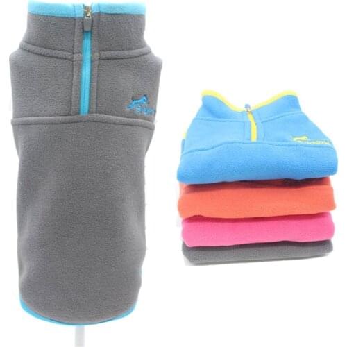 Winter Fleece Dog Clothes Blank Jacket Coat For Small Dogs Thicken Pullover Puppy Vest Dachshund Tshirt Clothing For Chihuahua