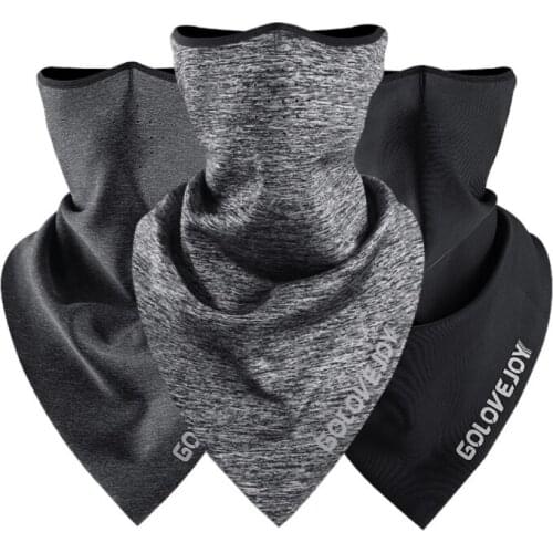 Winter Thick Cycling Face Mask Windproof Fleece Ski Running Sport Warm Bandana Reflective Breathable Breathable Lycra Neck Scarf