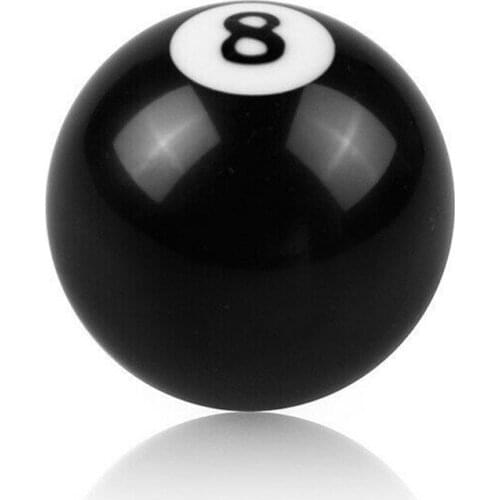 1PC Car Modified Gear Shift Head Billiard Manual Shift Handle Black Eight Gear Wave Stick Handle Modification Accessories