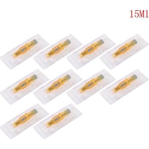 10pcs Sterilized Disposable Tattoo Cartridge Needle Tools RL/RM/M1/RS Accessory Q0KD