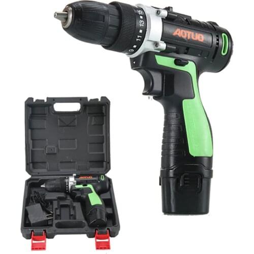 12V Cordless Screwdriver Foldable Electric Drill Screwdriver Rechargeable Screwdriver with Work Light Household DIY Electric Too