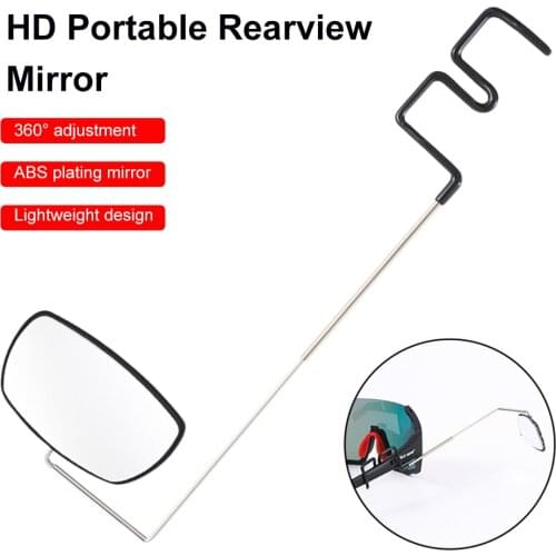 2021 Adjustable Bike Glasses Mirror 360 Degree Sunglass Rear View Mirror Lightweight Wide Angle Eyeglass Mirror for Cycling