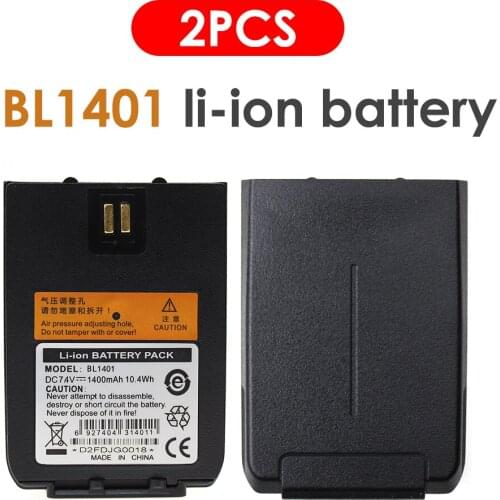 2X 1400mAh BL1401 Replacement Battery for Hytera X1p,X1e,Z1p,X1pi-U1,X1pi-V1,Z1p F3
