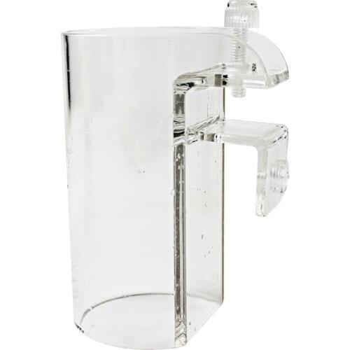 Aquarium Fish Feeder Transparent Arcylic Floating Food Feeding Ring Betta Fish Tank Shrimp Feeder Feeding Cup 9*5cm