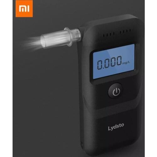 New Xiaomi Mijia Lydsto Digital Alcohol Tester Professional Alcohol Detector Breathalyzer Police Alcotester LCD Display Dropship
