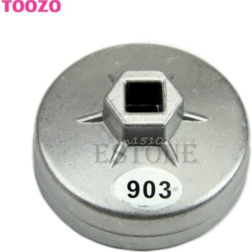 Aluminum Oil Filter Wrench Socket Remover Tool 74mm 14 Flute for BMW AUDI Benz Drop Ship