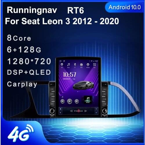 9.7" Android 10.1 For Seat Leon 3 2012 - 2020 Tesla Type Car Radio Multimedia Video Player Navigation GPS RDS